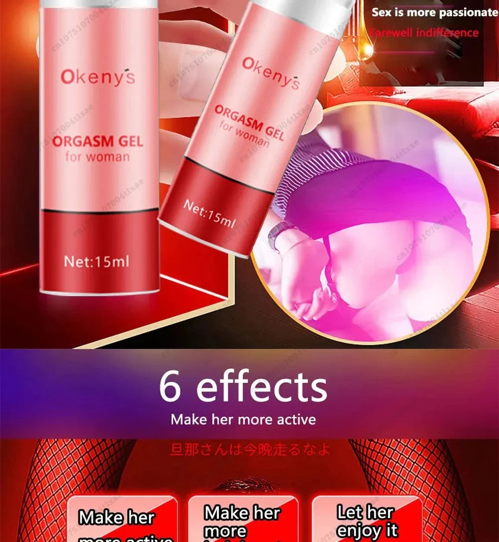 Female Enhancement Orgasm Gel Vaginal Clitoral Stimulation Shrinkage Firming Orgasm Sexual Desire Enhancers For Women