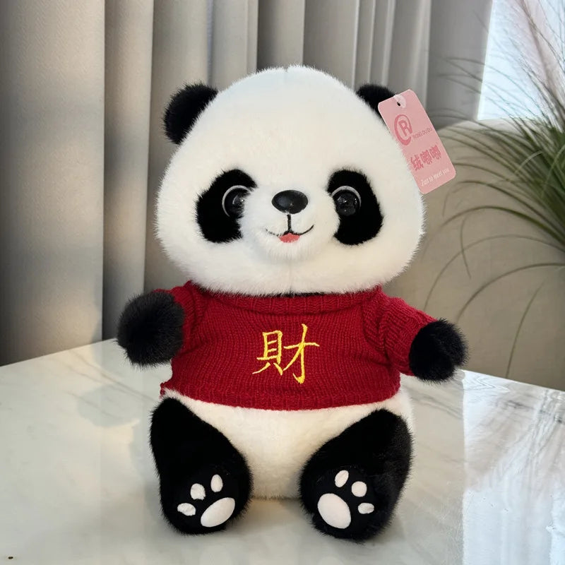 Hot Plush Stuffed Toy Panda Baby Cute Plush Doll Kawaii Panda Boys and Girls Birthday Children's Day Gift Room Decoration