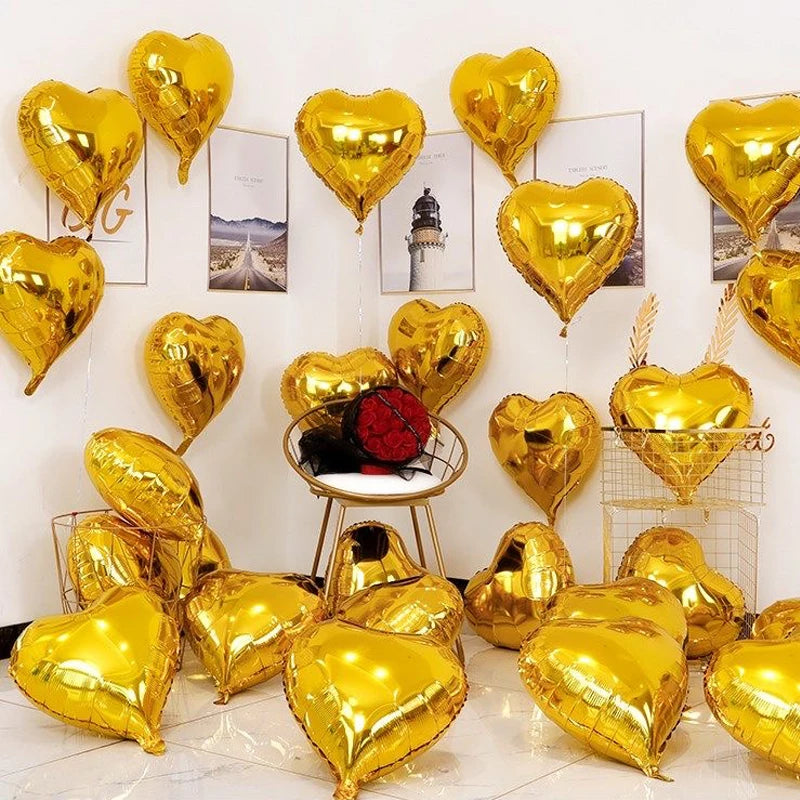 10/50/100Pcs Wedding Decoration Love Balloons Valentine's Day Romantic Proposal Christmas DIY Birthday Party Ornament Balloons