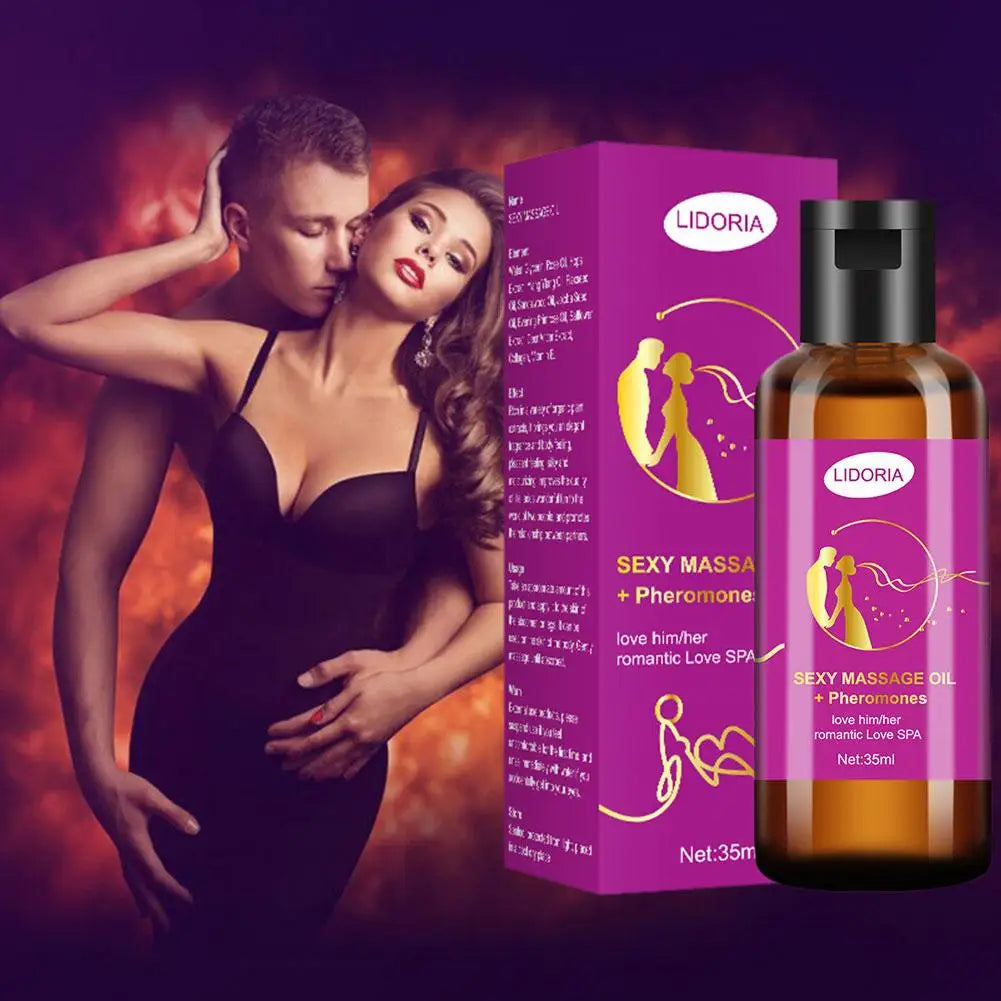 Pheromones Body Massage Oil Adult Natural Plant Rose Essence Romantic Couples Men And Women Can Use Push Oil