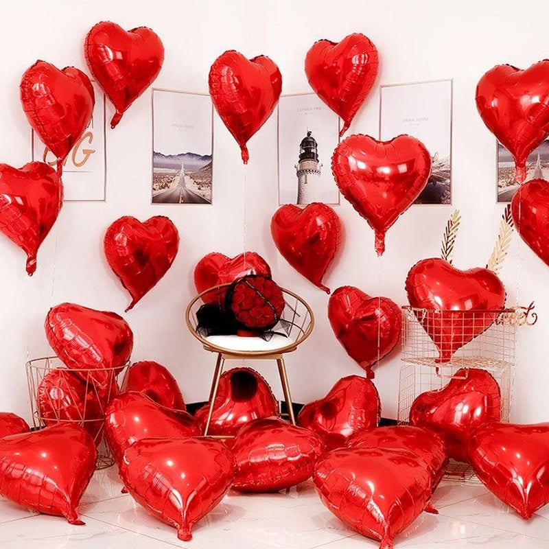 10/50/100Pcs Wedding Decoration Love Balloons Valentine's Day Romantic Proposal Christmas DIY Birthday Party Ornament Balloons