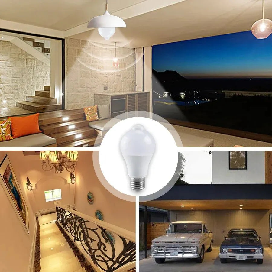 PIR Motion Sensor LED Light Bulb 220V 110V 12W 18W Smart Bulb Motion Activated ON/OFF Home Lights Lamp with Motion Sensor