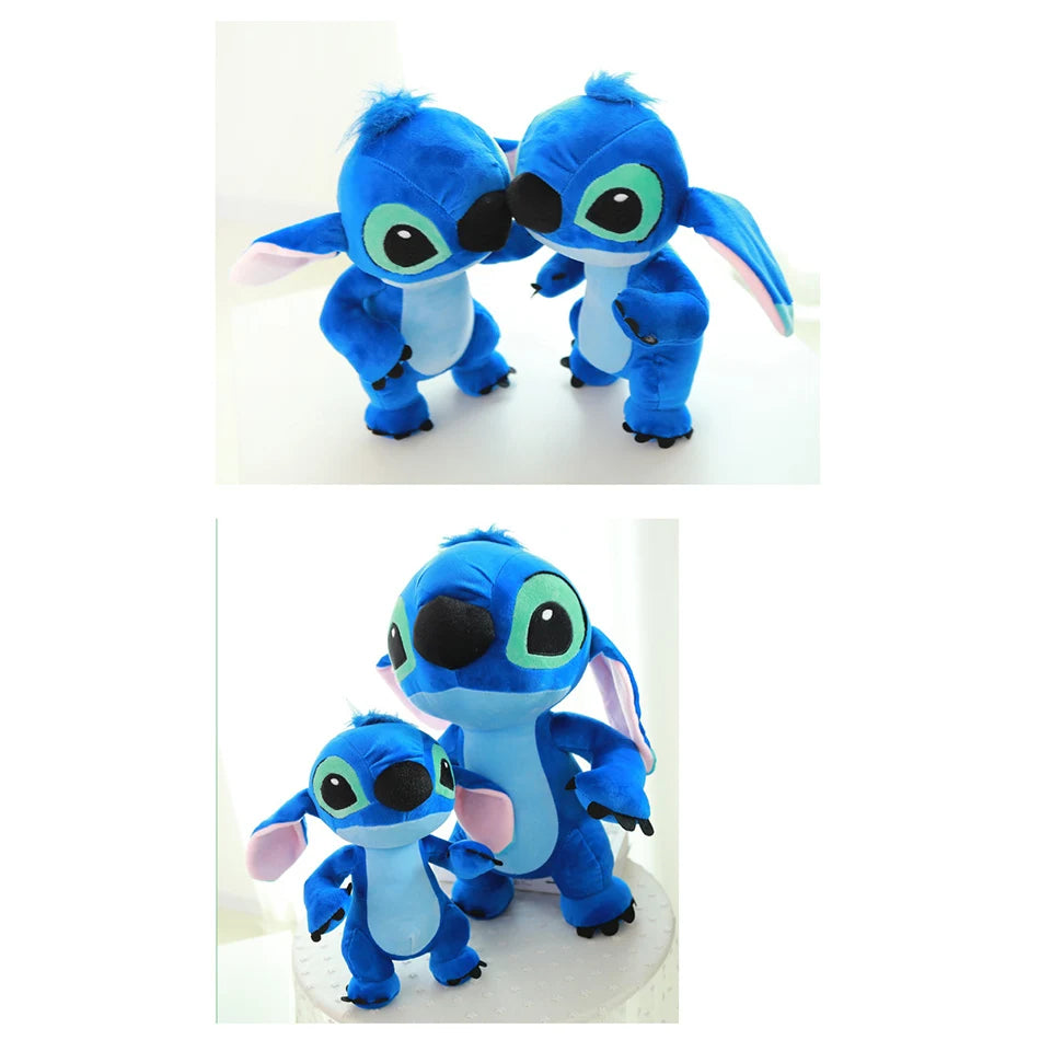 Disney Cartoon Blue Pink Stitch Plush Dolls Anime Toys Lilo and Stitch 20CM Stich Plush Stuffed Toys Christmas Gifts for Kids