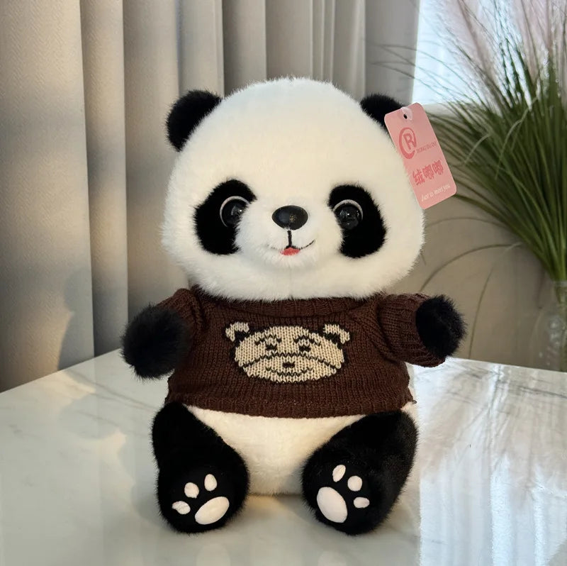 Hot Plush Stuffed Toy Panda Baby Cute Plush Doll Kawaii Panda Boys and Girls Birthday Children's Day Gift Room Decoration