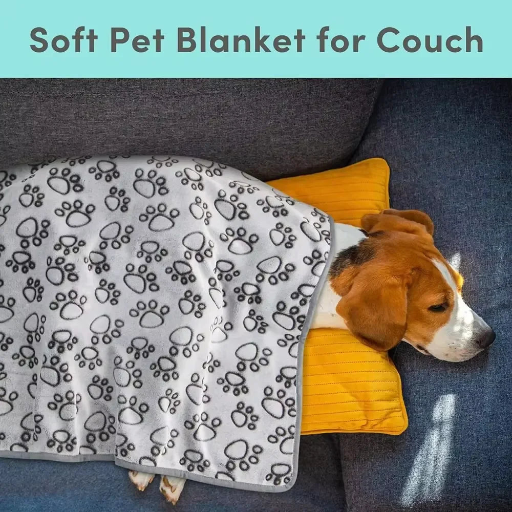 Fuzzy Comfort Dog Blanket; Ultra-Soft and Cozy for Your Pet’s Ultimate Warmth and Serenity