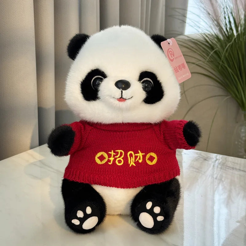 Hot Plush Stuffed Toy Panda Baby Cute Plush Doll Kawaii Panda Boys and Girls Birthday Children's Day Gift Room Decoration