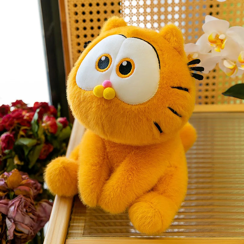 25Cm Cartoon Anime Garfield Plsuh Toy Down Cottn Filling Baby Appease and Accompany Doll Kawaii Room Decoration Children's Gifts