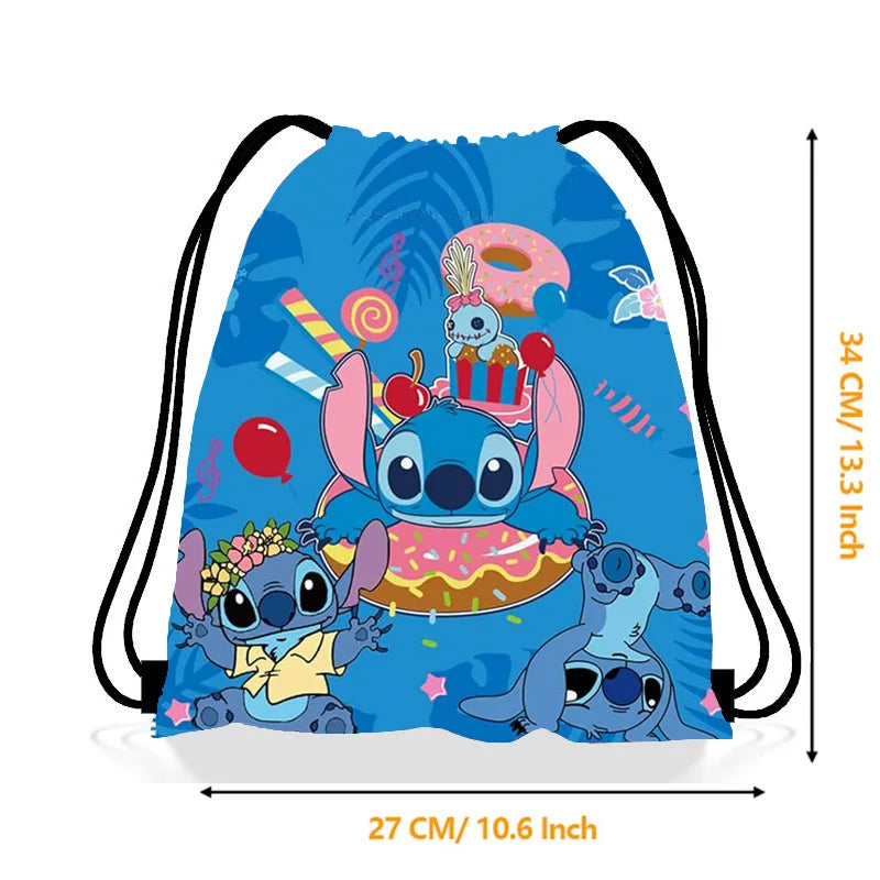 Disney Lilo&Stitch Anime Backpack Drawstring Bag Stitch Party Decorations Gift Bag Kid Birthday Party Baby Shower Supplies Gifts