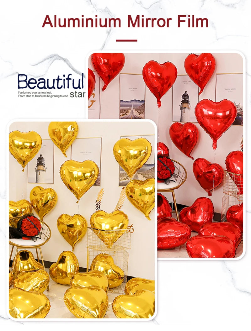 10/50/100Pcs Wedding Decoration Love Balloons Valentine's Day Romantic Proposal Christmas DIY Birthday Party Ornament Balloons