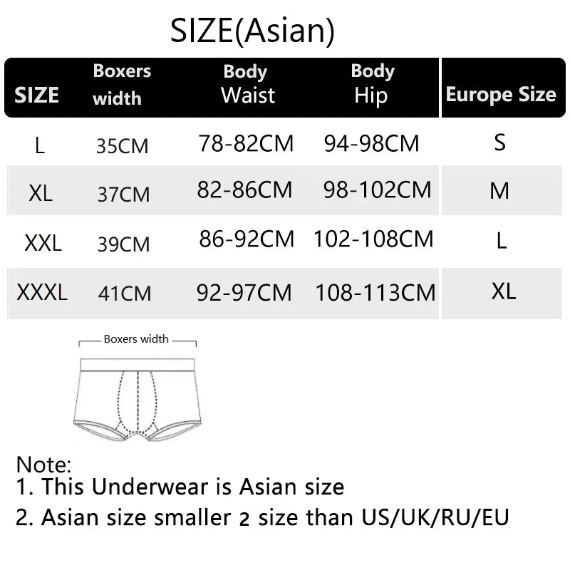 1/3 PCS Men's Boxers Cotton Comfort Briefs Underwear Black Breathable Fashion Fitness Sports