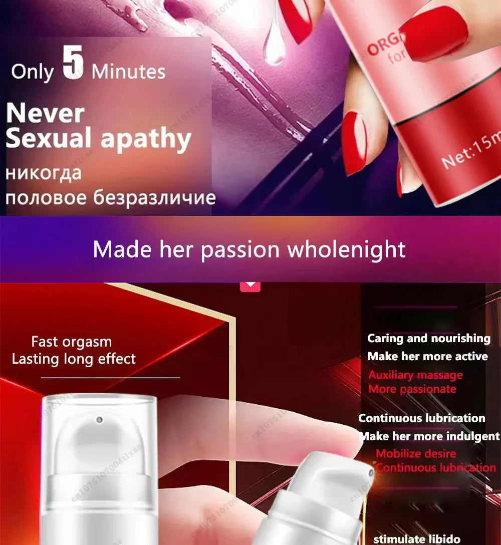 Female Enhancement Orgasm Gel Vaginal Clitoral Stimulation Shrinkage Firming Orgasm Sexual Desire Enhancers For Women