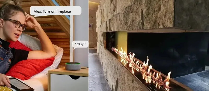 3D Atomizing Fireplace For Living Room Multi-color Fake Flame Electronic Fireplace Home Remote Control Water Steam Fireplace