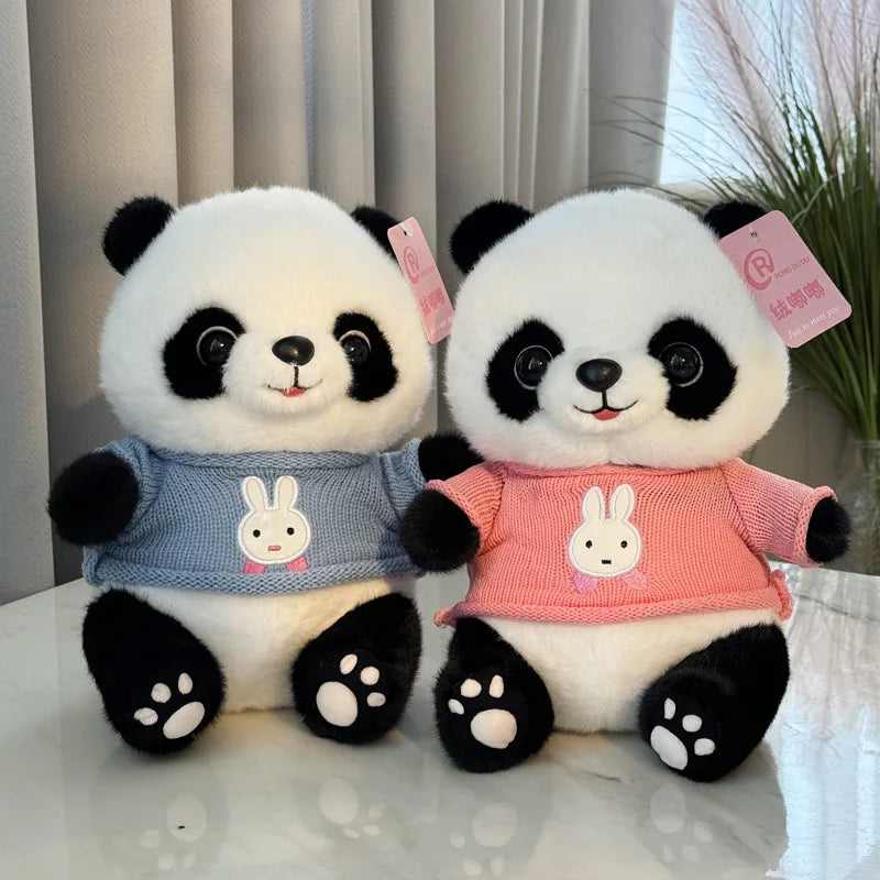 Hot Plush Stuffed Toy Panda Baby Cute Plush Doll Kawaii Panda Boys and Girls Birthday Children's Day Gift Room Decoration