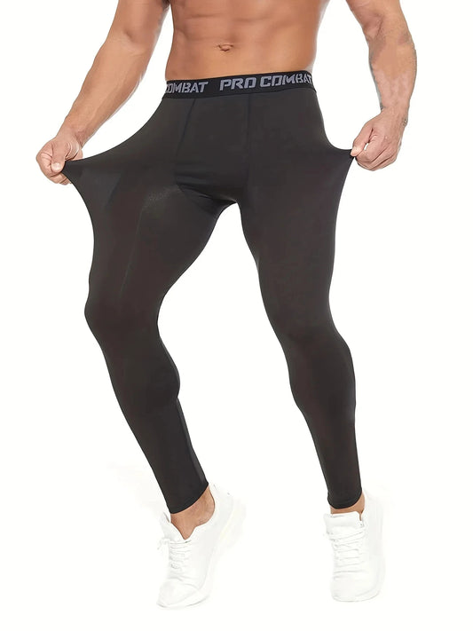 High-Performance Compression Leggings for Men Fitness Workouts Tights for Enhanced Fitness Performance and Running Comfort