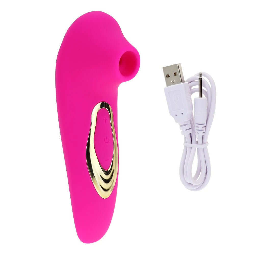 Sucking Tongue Vibrator For Women Powerful Clitoris Nipples Suction Stimulator 10 Vibration Modes Clitoral Massager Waterproof