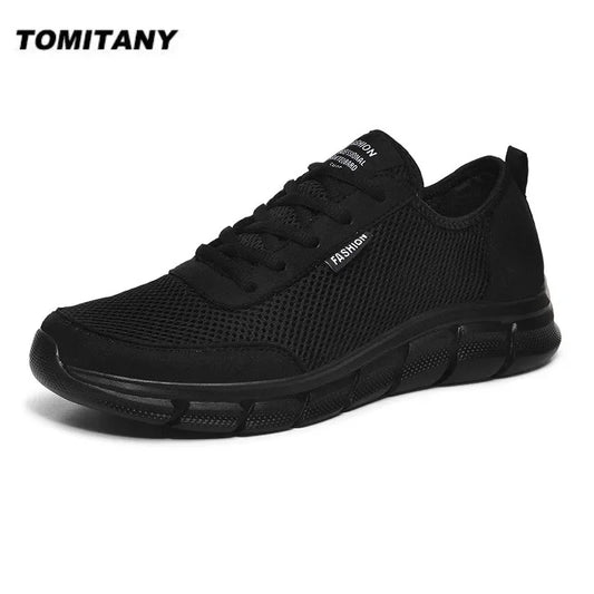 New Mesh Men Shoes Lac-up Casual Shoes Men Sneakers Breathable Lightweight Footwear Comfortable Sport Trainers Zapatillas Hombre