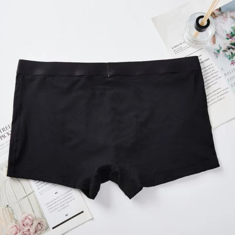 1/3 PCS Men's Boxers Cotton Comfort Briefs Underwear Black Breathable Fashion Fitness Sports