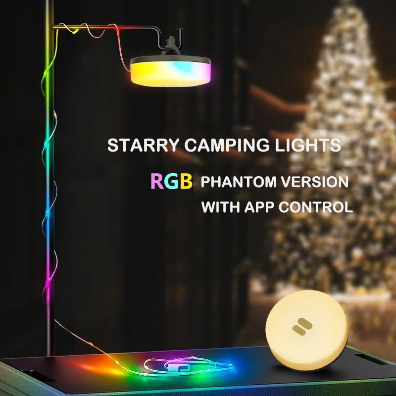 Rechargeable Lighting Chain Camping Lamp