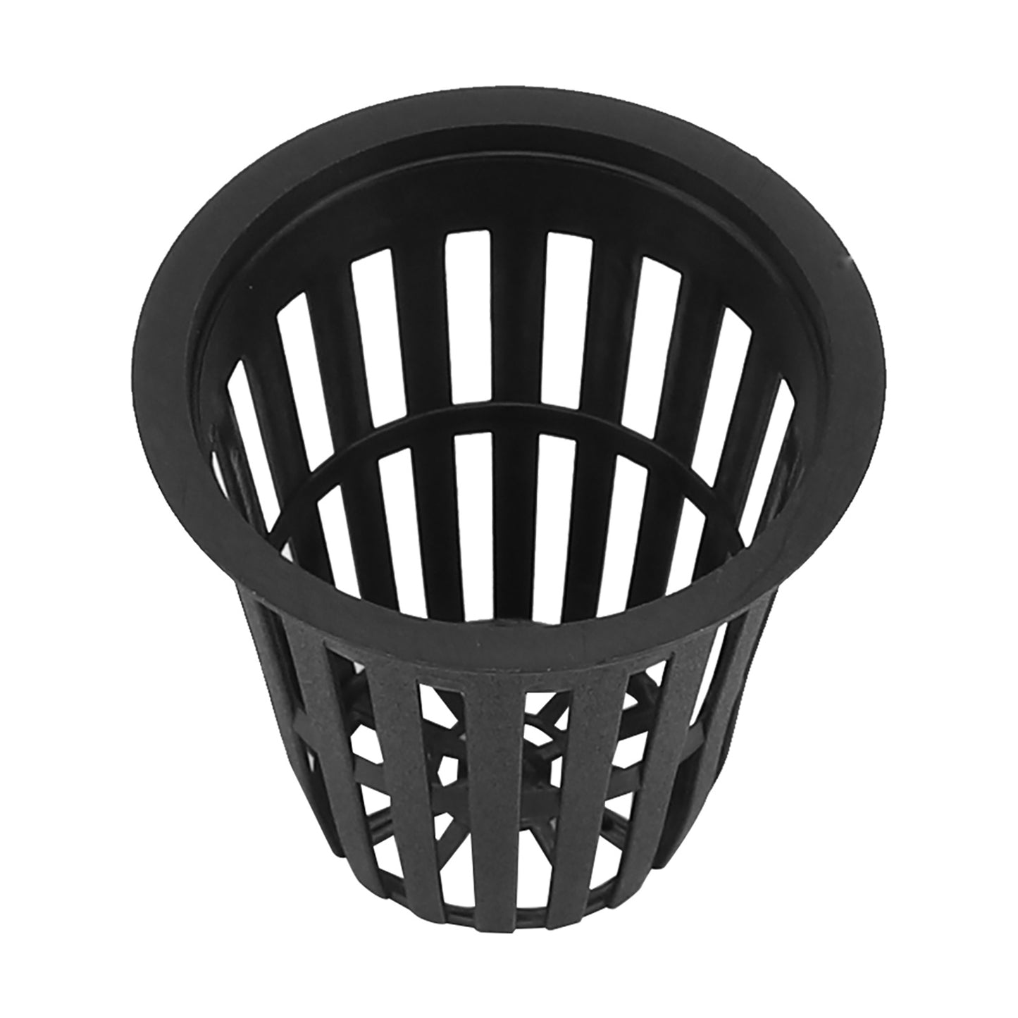 10pcs/Set Durable Safe Plastic Hydroponic Basket Cup for Garden Balcony Planting(Black)