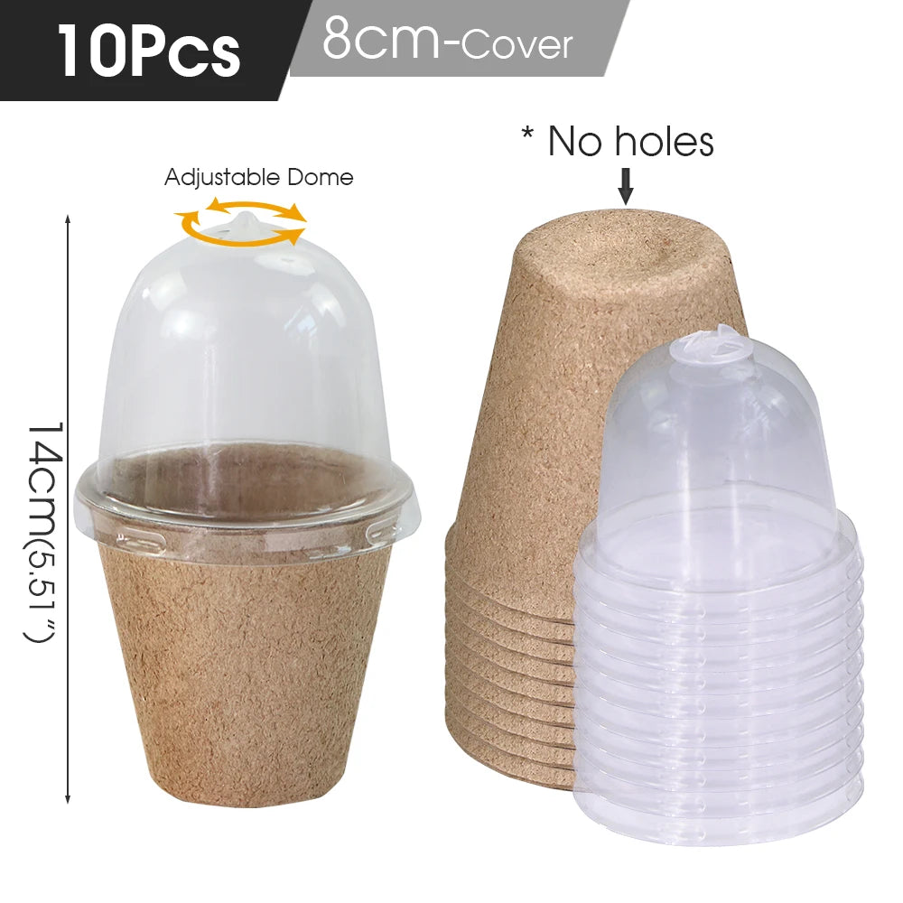 Biodegradable Paper Plant Nursery Cup for Greenhouse Agriculture Garden Seed Germination Starter Herbs Transplant Seedling Pot