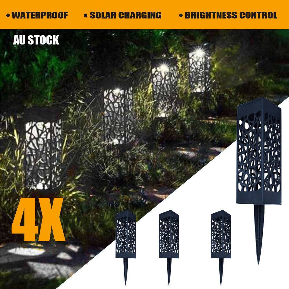 LED Solar Garden Ground Lights Sensor