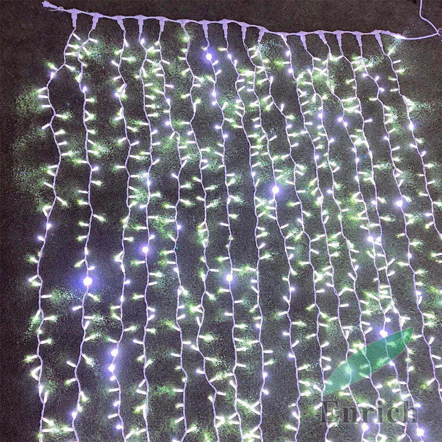 Outdoor Holiday Decorative Fairy LED Curtain String Lights with IP68