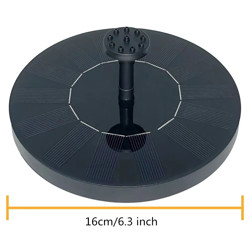 Mini Solar Water Fountain Pool Pond Waterfall Fountain Garden Decoration Outdoor Bird Bath Solar Powered Fountain Floating Water